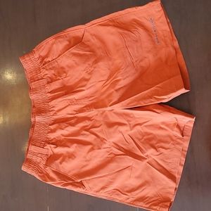 Columbia omni-shade orange youth M swim trunks